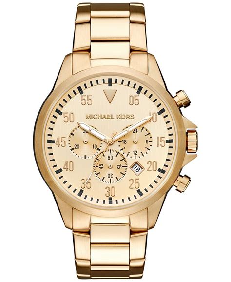 Michael Kors Men's Chronograph Gage Gold